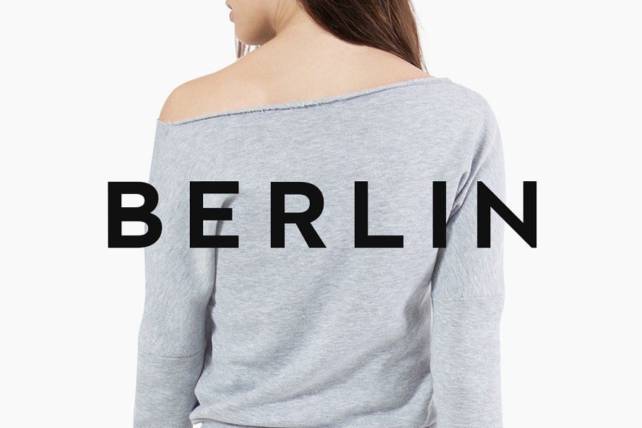 Пример шрифта Berlin Bold
